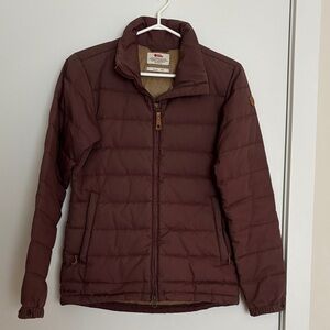 Dark purple Fjallraven Down Jacket